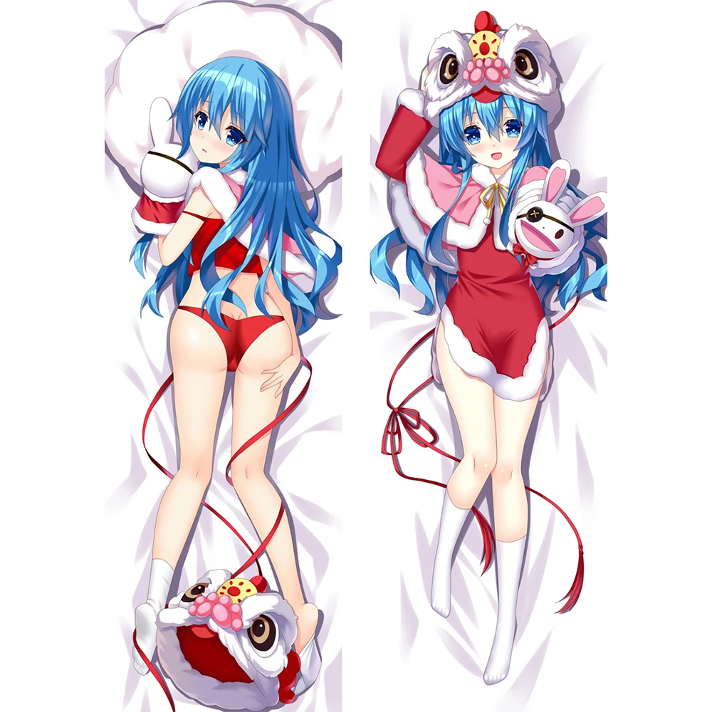 

DATE A LIVE Dakimakura Himekawa Yoshino Pillow Case Hugging Anime Body Pillow Cover 2WAY Peachskin Otaku Cosplay Pillowcase