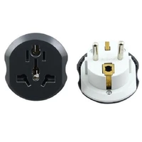 universal travel plug adapter converter fr au us uk to eu 16a 250v wall electrical socket outlet travel adapter home eu plug