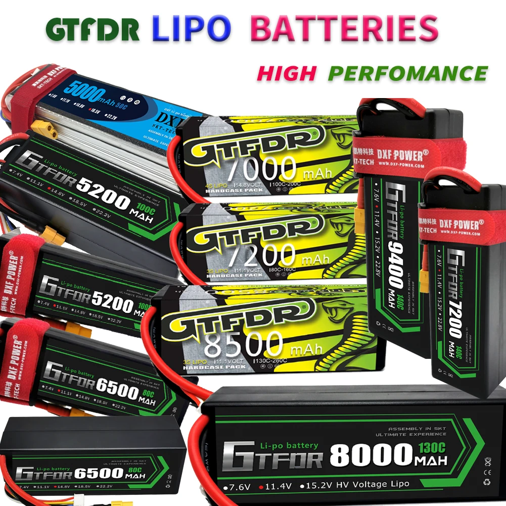 GTFDR 3S 9400mAh 140C Hardcase Lipo