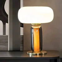 postmodern led table lamp designer glass table lamps for living room bedroom study desk decor lighting noridc home bedside lamp