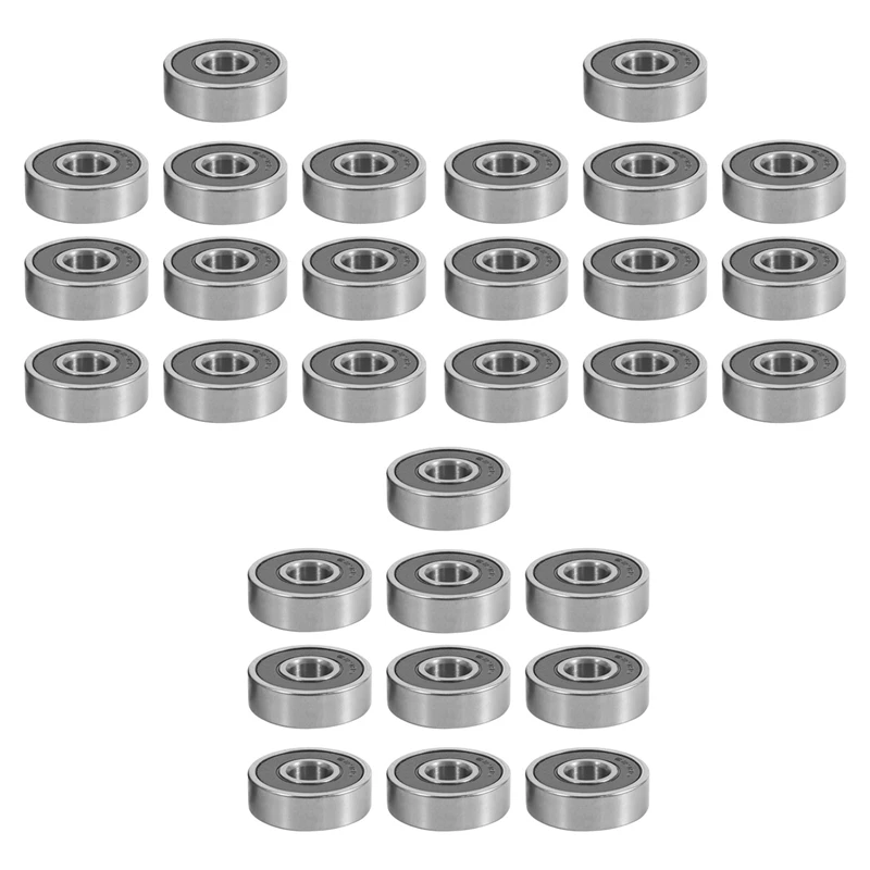

30 Pcs 629-2RS 9Mmx26mmx8mm Double Sealed Miniature Deep Groove Ball Bearing