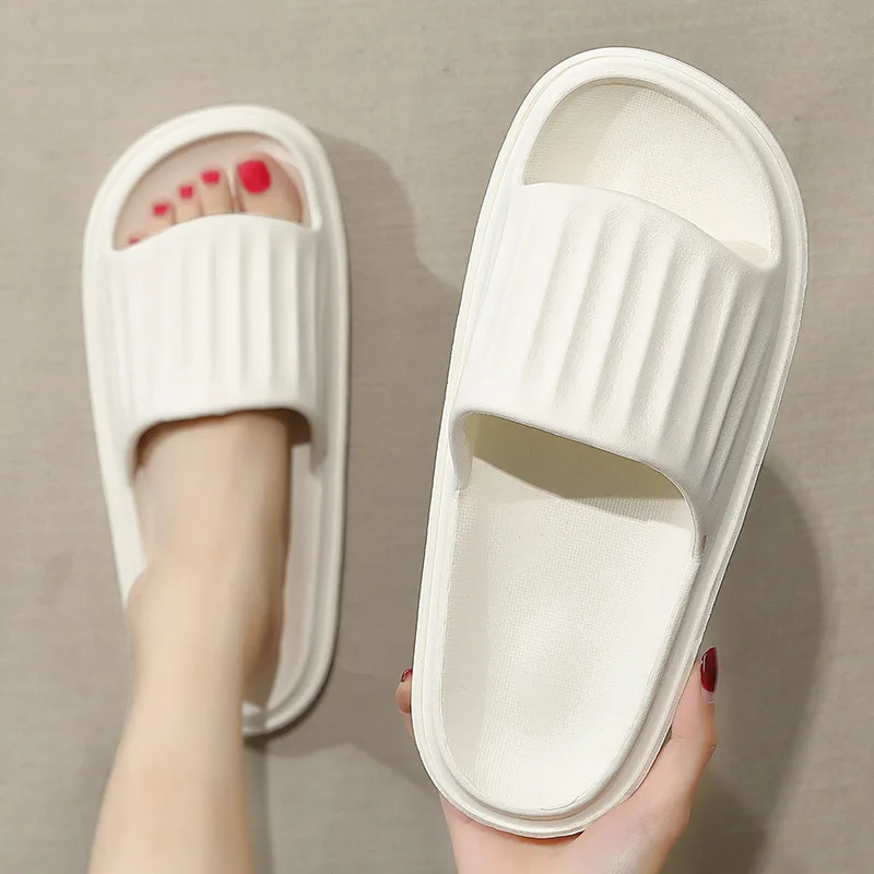 House Home Slippers Woman Platform Summer Beach Slides Indoor Outdoor Soft Sole Non Slip Sandals Men Male Ladies Shoes Female