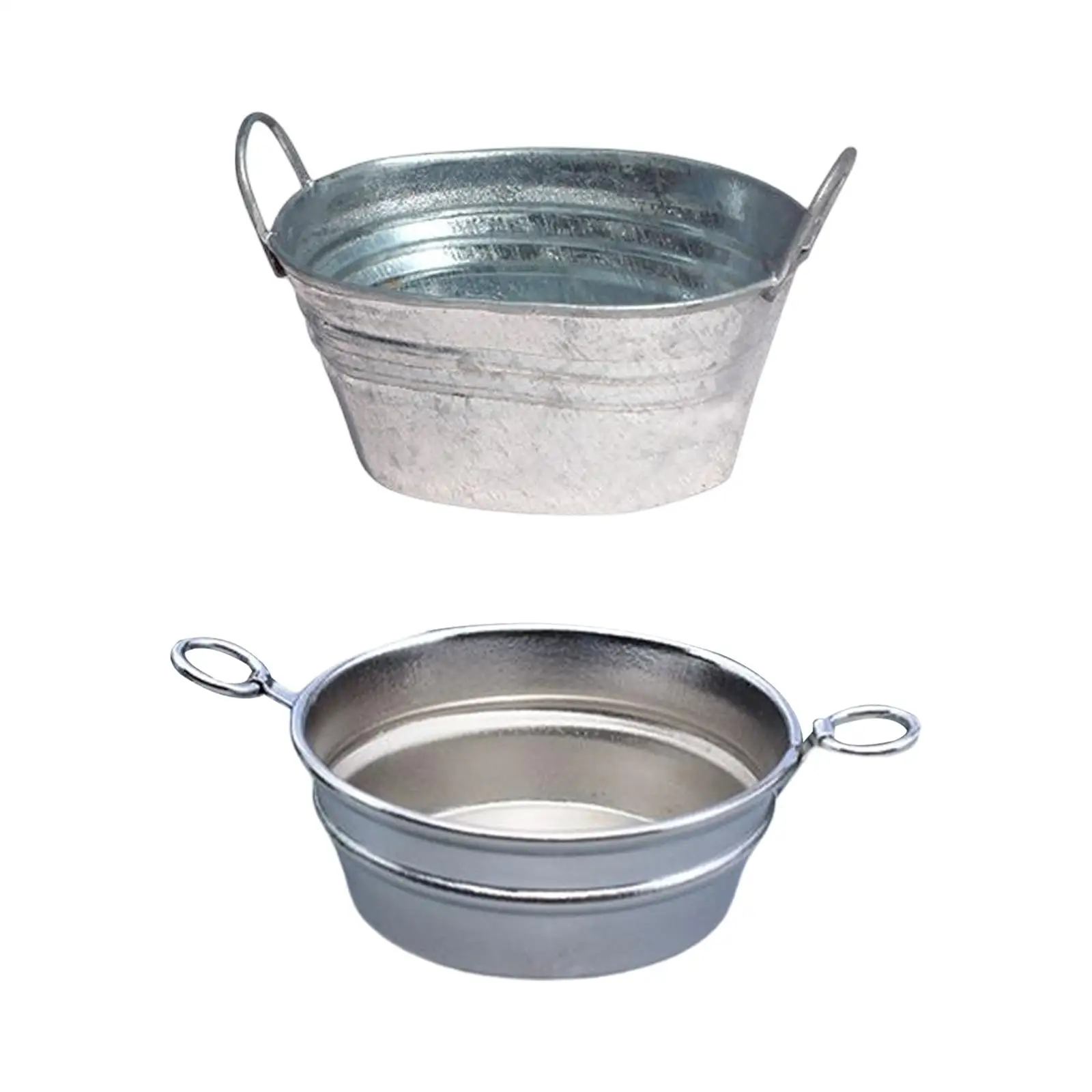 

Mini Bathtub Model Dollhouse Iron for 1:12 Dollhouse and 1:6 Scale Doll