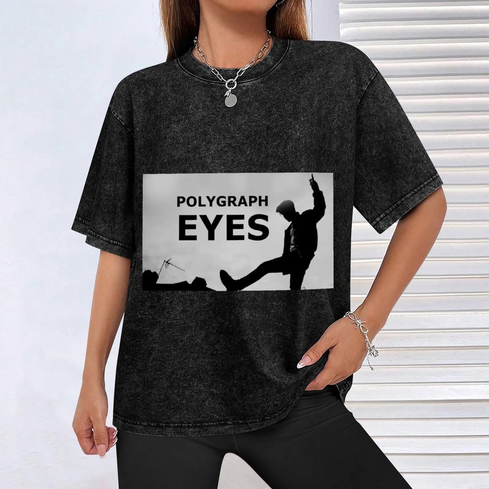 Фото Футболка Yungblud Polygraph Eyes, летняя повседневная футболка больших размеров №4