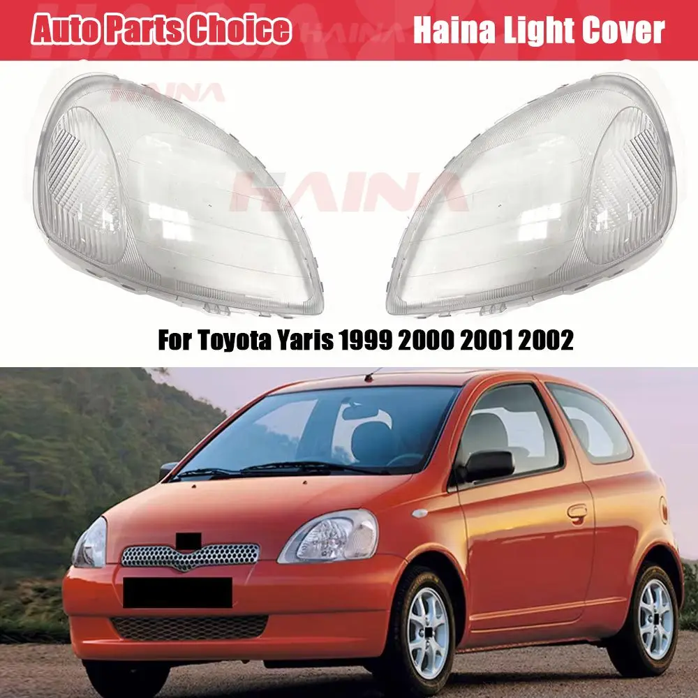 

Для Toyota Yaris 1999 2000 2001 2002 Автомобильная передняя фара стеклянные фары прозрачный абажур корпус лампы крышка фары объектив