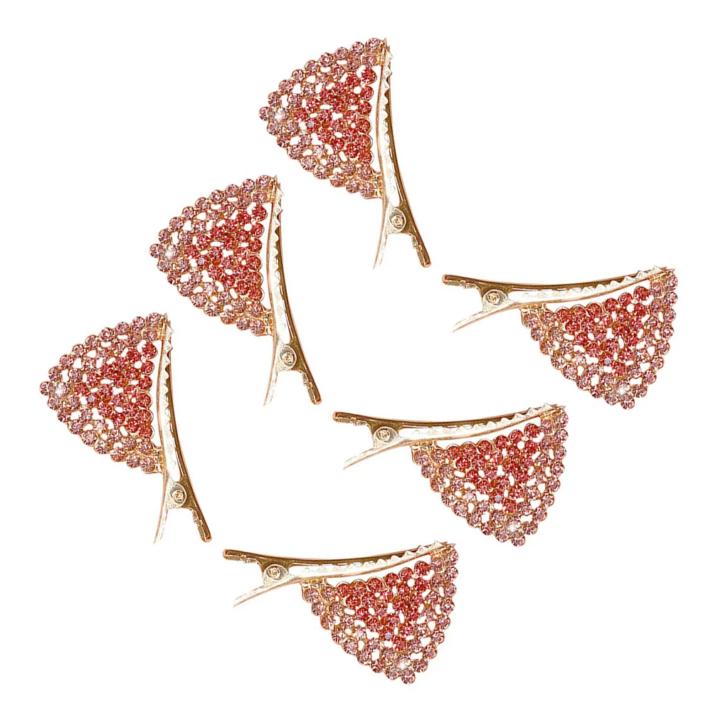 

6Pcs Design Hairpin Unique Hair Clip Shiny Hair for Girl
