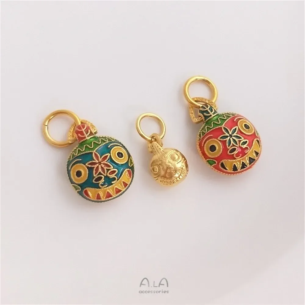 Золотой рос ласточка золотой зверь браслет кулон горящая синяя ручная веревка