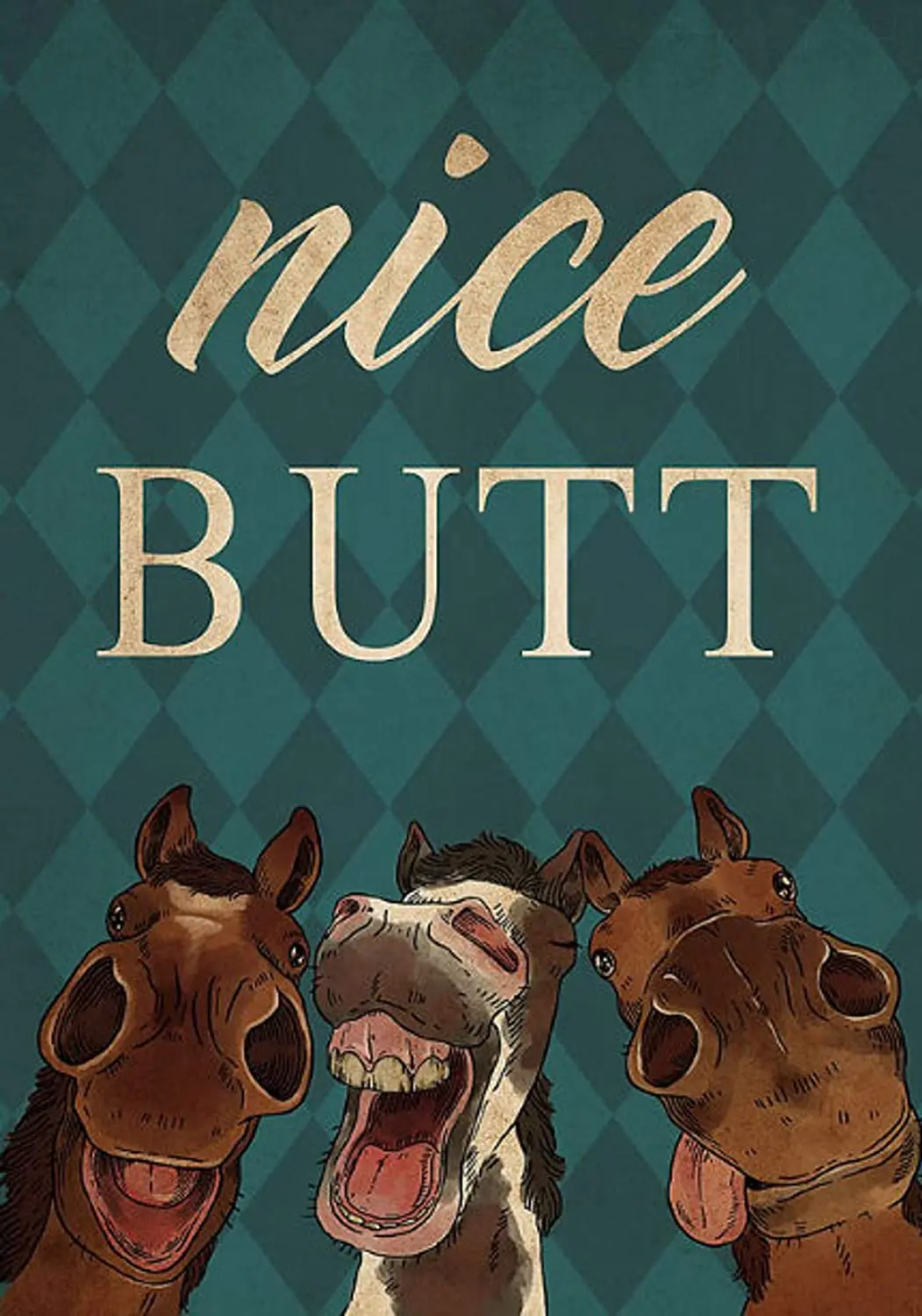 

Винтажные металлические знаки для гаража, лошади, красивые ягодицы, плакат, Забавный плакат, красивые ягодицы, плакат, Украшение стен, персонализированное Олово