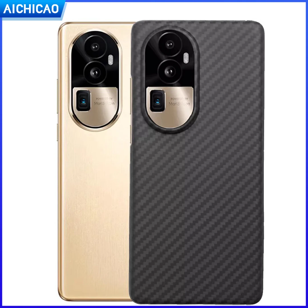 

ACC-For OPPO Reno 10 plus case Real Carbon Fiber Protector Phone Case Cover Ultra-thin and ultra-light Aramid fiber shell