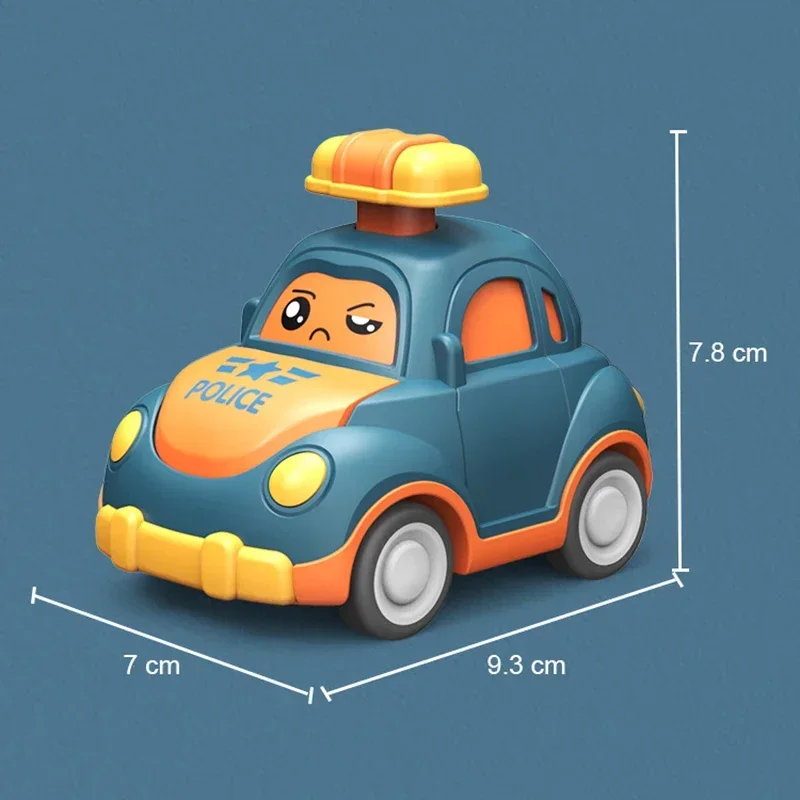 Детская игрушка Мультяшные автомобили милые тянущиеся мини-автомобили пресс