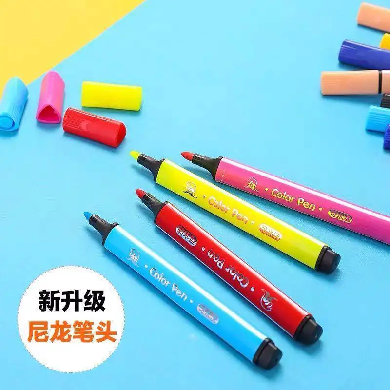 

Colored Pen: Monochrome Triangle Watercolor Pen, Single Optional Complementary Color Scatter Color, Large Red, Blue, Yellow, Bla