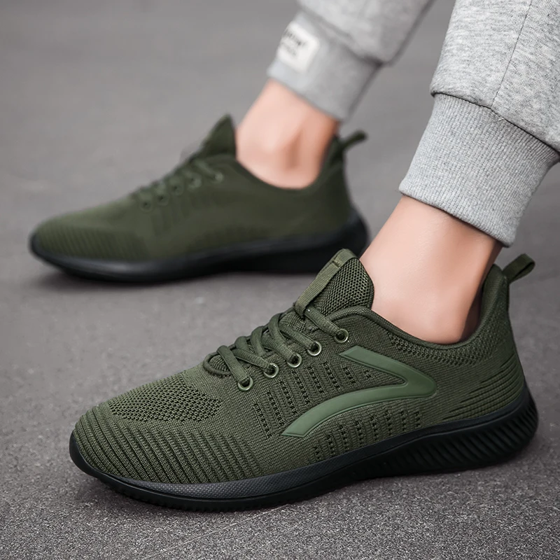 Men's Outdoor Sneakers Breathable Shoes for Men Lightweight Unisex Sneakers Comfortable Sports Training Running Shoes