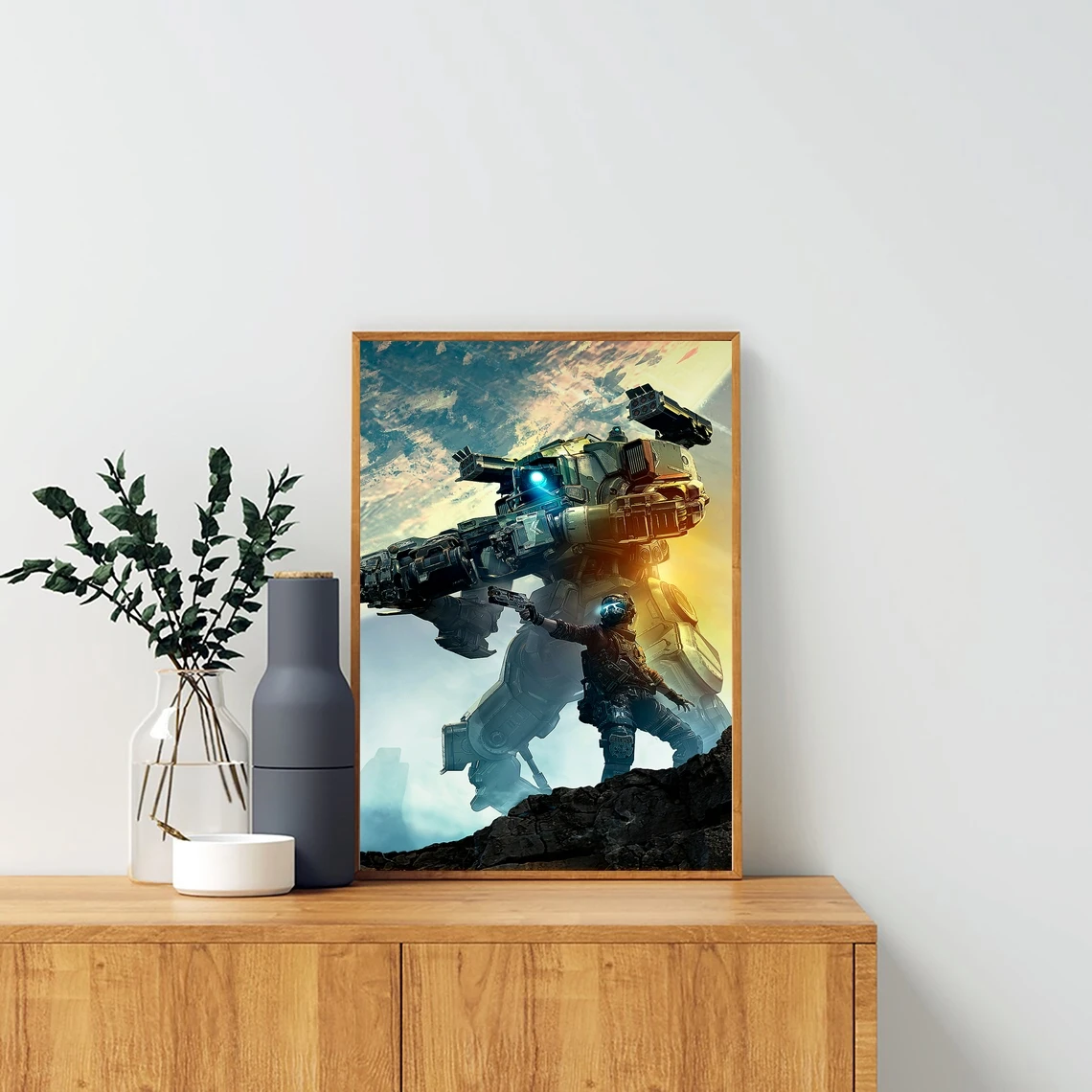 Titanfall 2 плакат для видеоигр ПК PS4 эксклюзивная Ролевая Игра игра Холст Картина