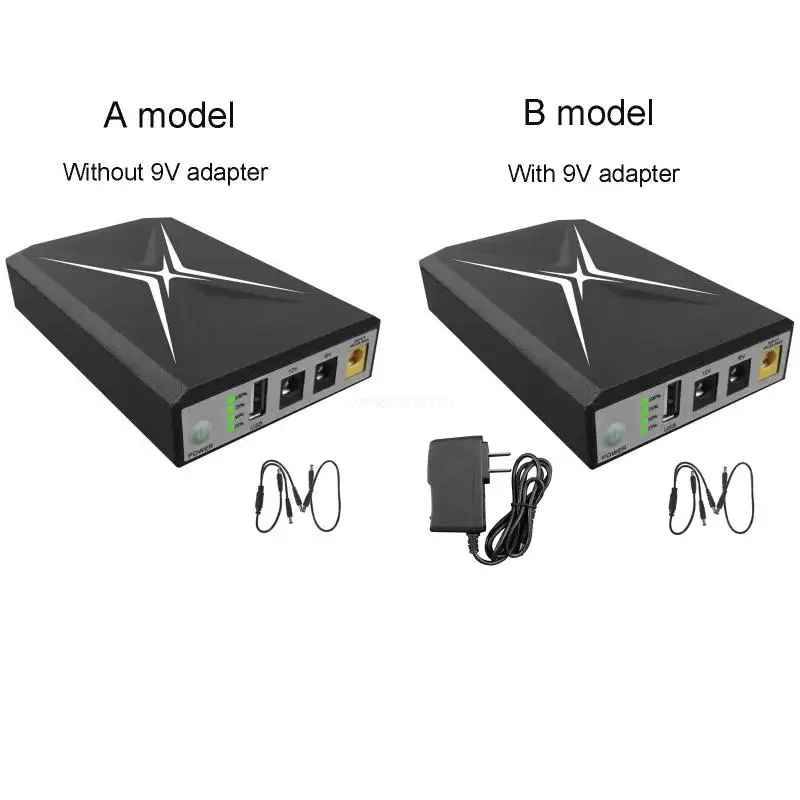 

Large 10400mAh Backup Power Supply Portable Uninterrupted Mini UPS Equipment Dropship