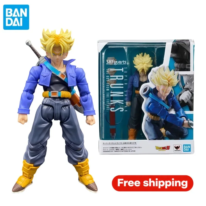 Фото Оригинальная подвижная фигурка Bandai SHFiguarts Dragon Ball Z Super Saiyan Trunks The Boy from the Future в оригинальной коробке №1