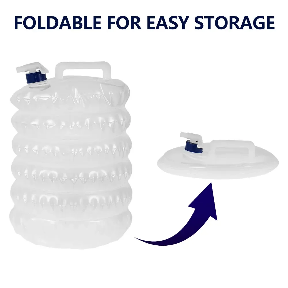 Складное ведро для воды 5L-15L уличный походный питьевой мешок контейнер емкость