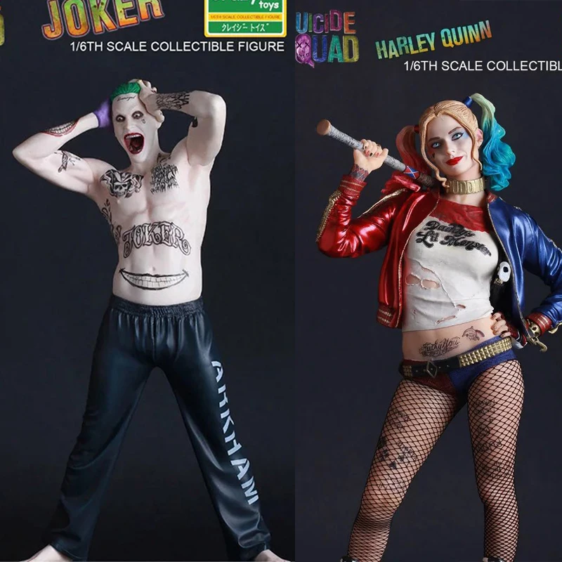 

Crazy Toys 1:6 Suicide Squad Harley Quinn Joker Action Figure PVC Doll Anime Collectible Model Toys
