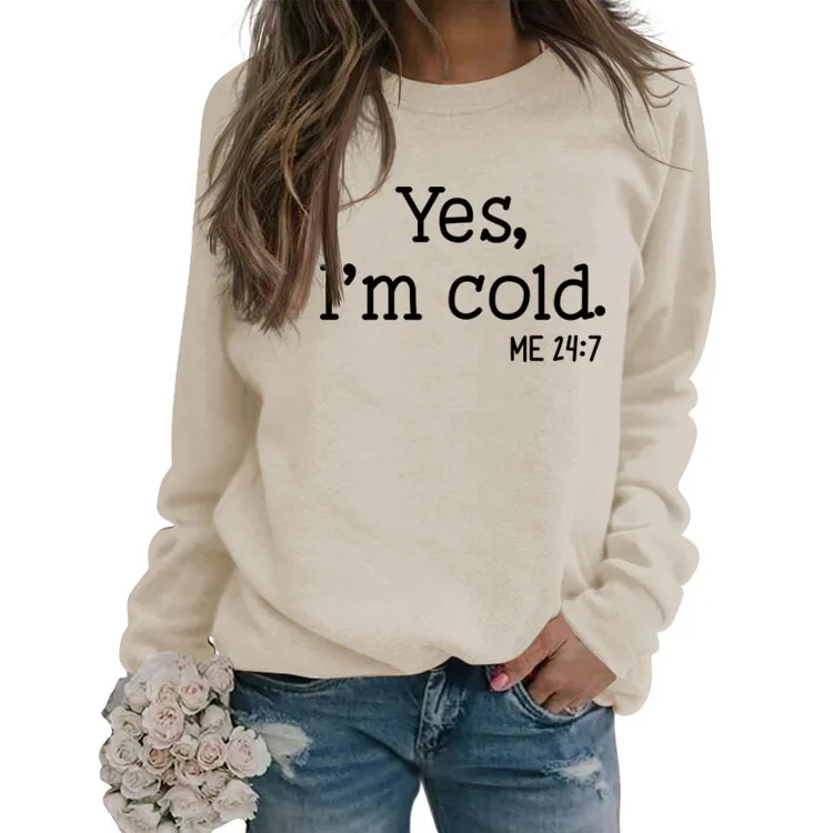 

Letter Crew Neck Pullover Long Sleeve Sweater