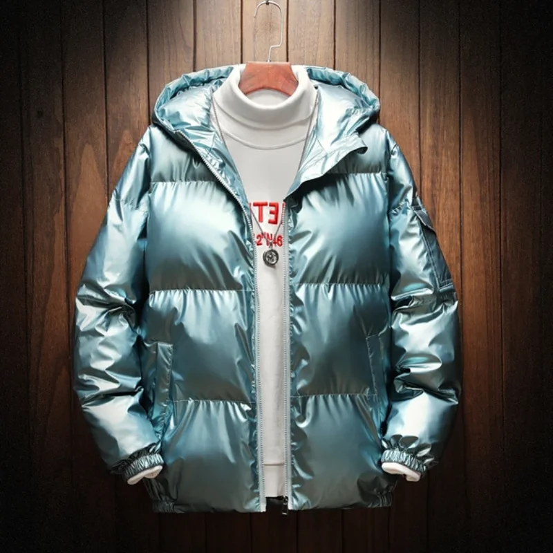 Winter men's jacket fashion men's warm cotton parka down cotton sweater coat casual outdoor clothing warm jacket men's clothing