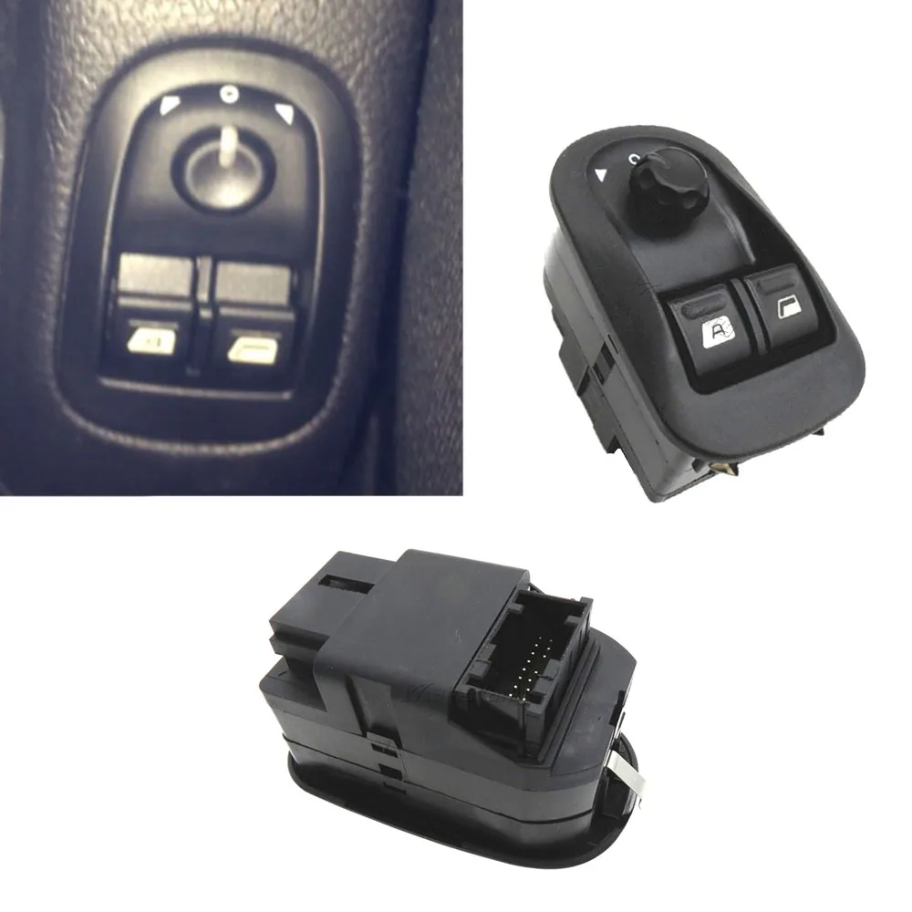 

For Peugeot 206 Hatchback Saloon SW 1998-2016 Electric Power Window Control Switch Button 6554.WA 96622541XT