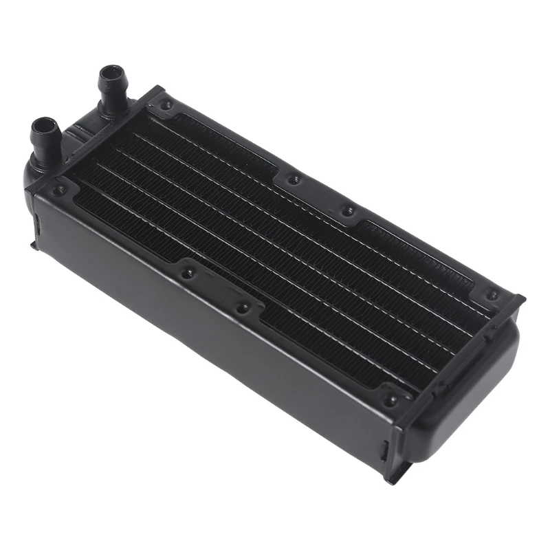 

DIY Liquid Cooling System High-Density Fins 18-Row Tubes Aluminum Radiator for Computer Water Cooling System 60x120mm