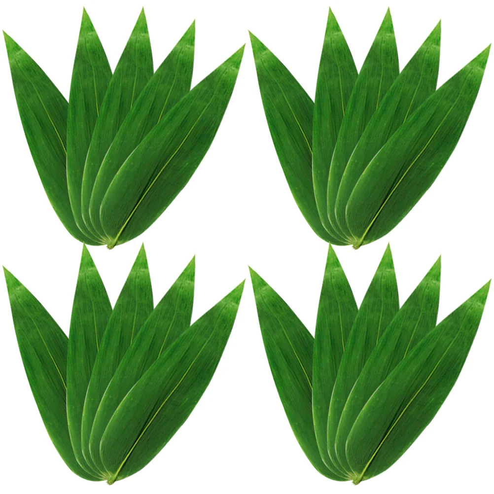 

Sushi Leaf Plate Sashimi Leavesgrass Decor Ornament Fake Artificial Garnish Roller Mat Decorative Decoration Machinegreen