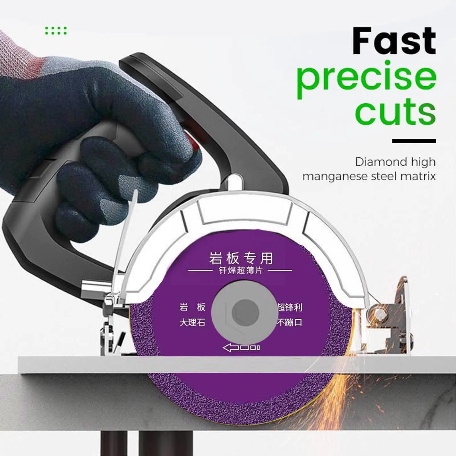 

100/110mm Diamond Disc Saw Blade Ultra-thin Glass Bottle Cutting Disc Tile Jade Marble Polishing Cutting Blade Special For B8j2