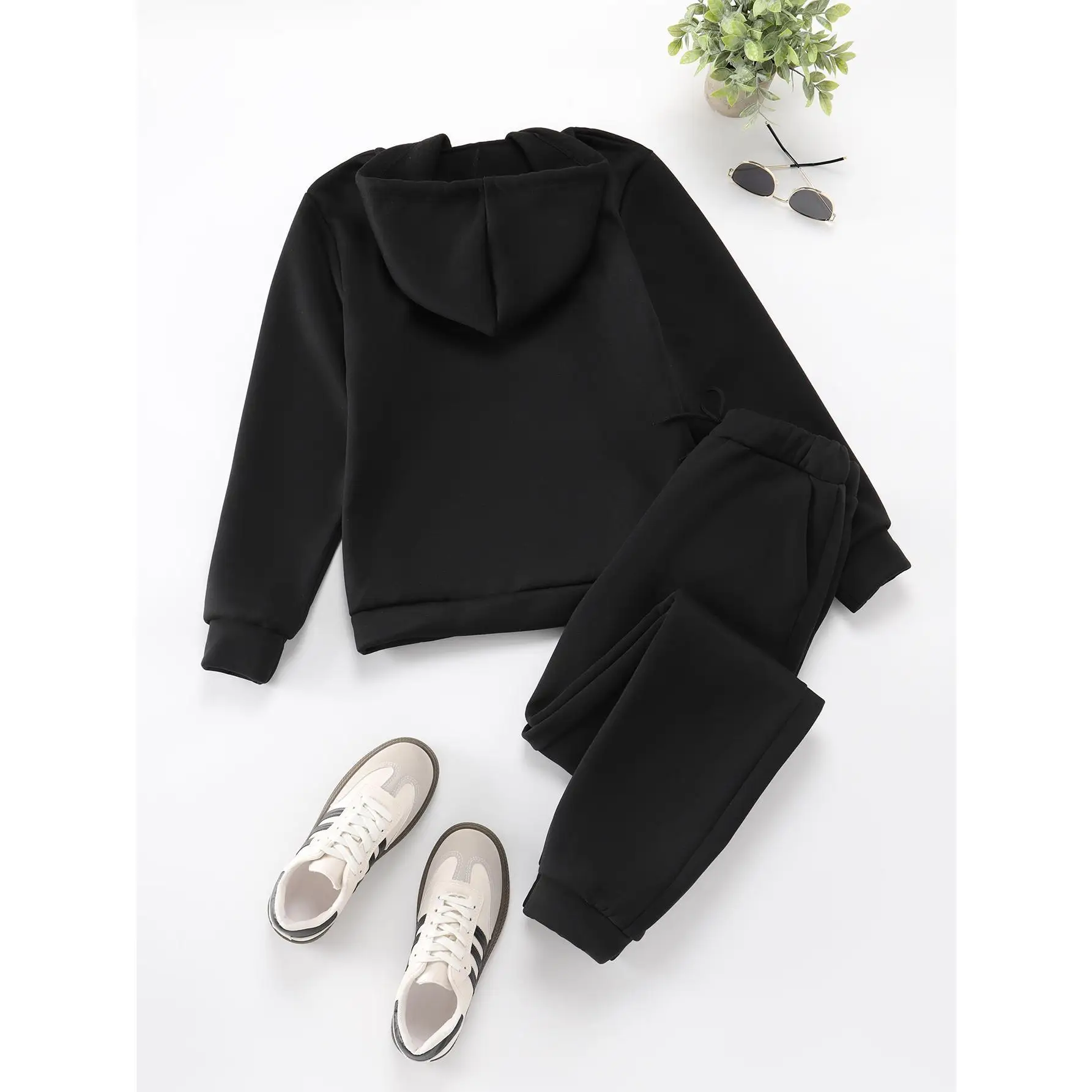 Зимний трендовый спортивный набор с принтом-не пропустить модниц