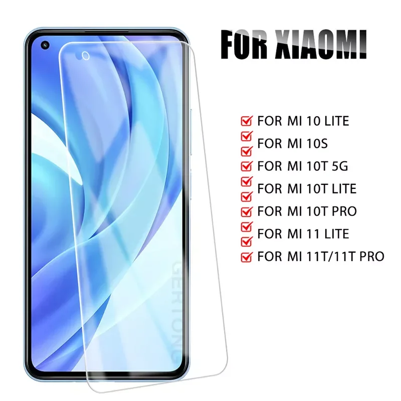 

Glass For Xiaomi Mi 11T Pro Screen Protector for mi11 Lite mi 11t pro glass for Xiaomi 11 mi 10t Pro Lite 10s mi6 Tempered Glass