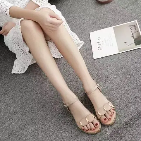 Flat Bottom 2023 New Students Sandals Simple Women Shoes