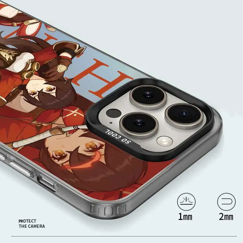 Чехол для телефона iPhone 15 11 14 13 Pro Max 12 Mini XR XS X линзы креативная оправа посеребренный