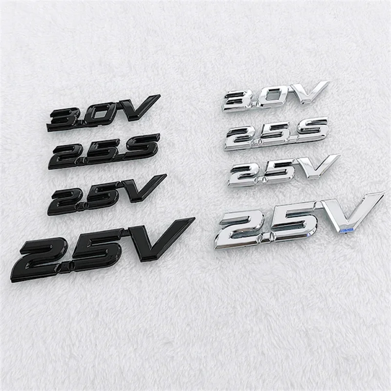 ABS боковая эмблема кузова автомобиля наклейка на багажник украшение для Toyota 2.5V 2.5S