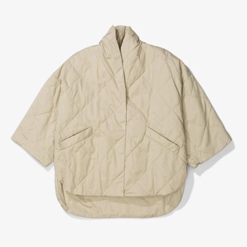 2022 Autumn and Winter New Style Urban Casual Women's Cotton Padded Collar Cotton Padded Commuter Daily Warm