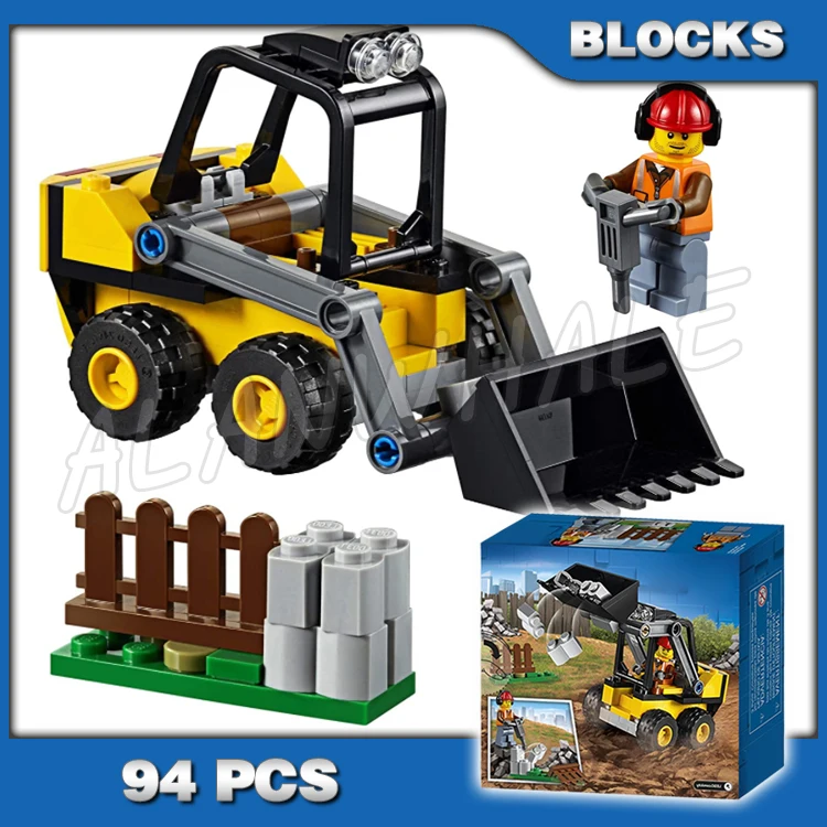 

94 шт., городские строительные блоки для погрузчика, грузовика, экскаватора 11219