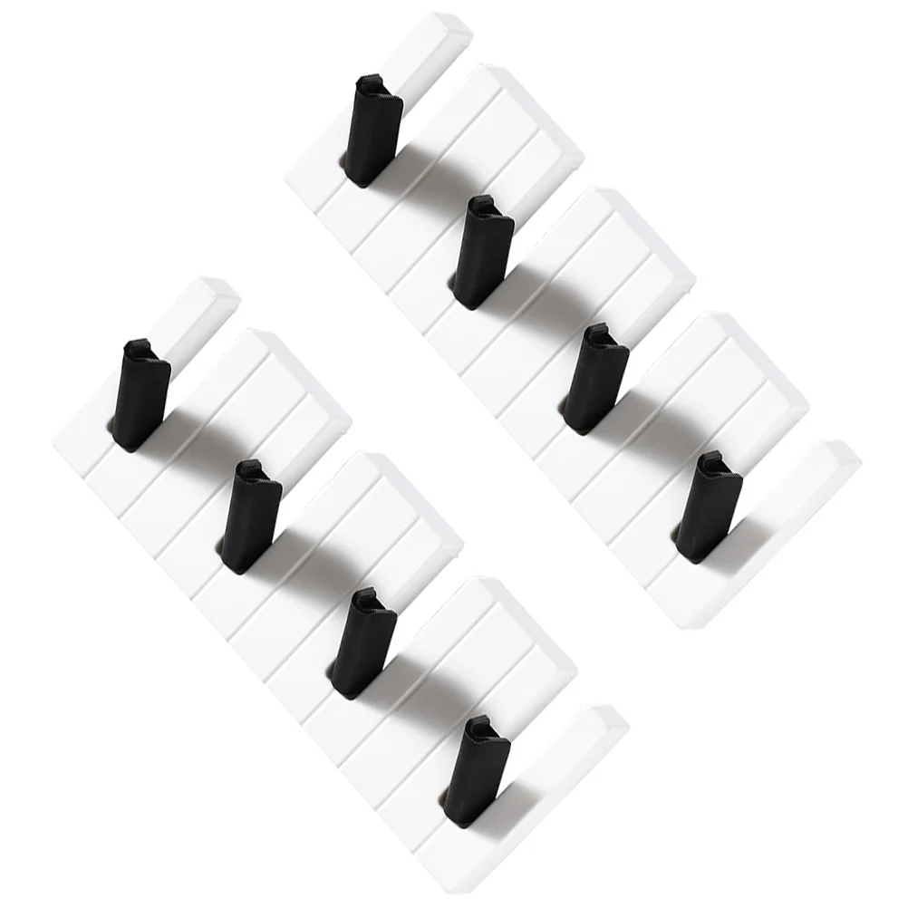 

2pcs Wall-mounted Storage Rack Punch Free Storage Rack Home Hanging Hooks Rack