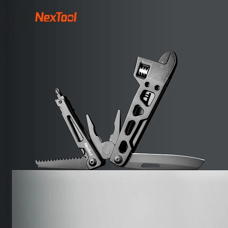 

Многофункциональный гаечный ключ NexTool 9 в 1, складной инструмент, многофункциональные плоскогубцы, пила для дерева, шлицевая отвертка, кухон...