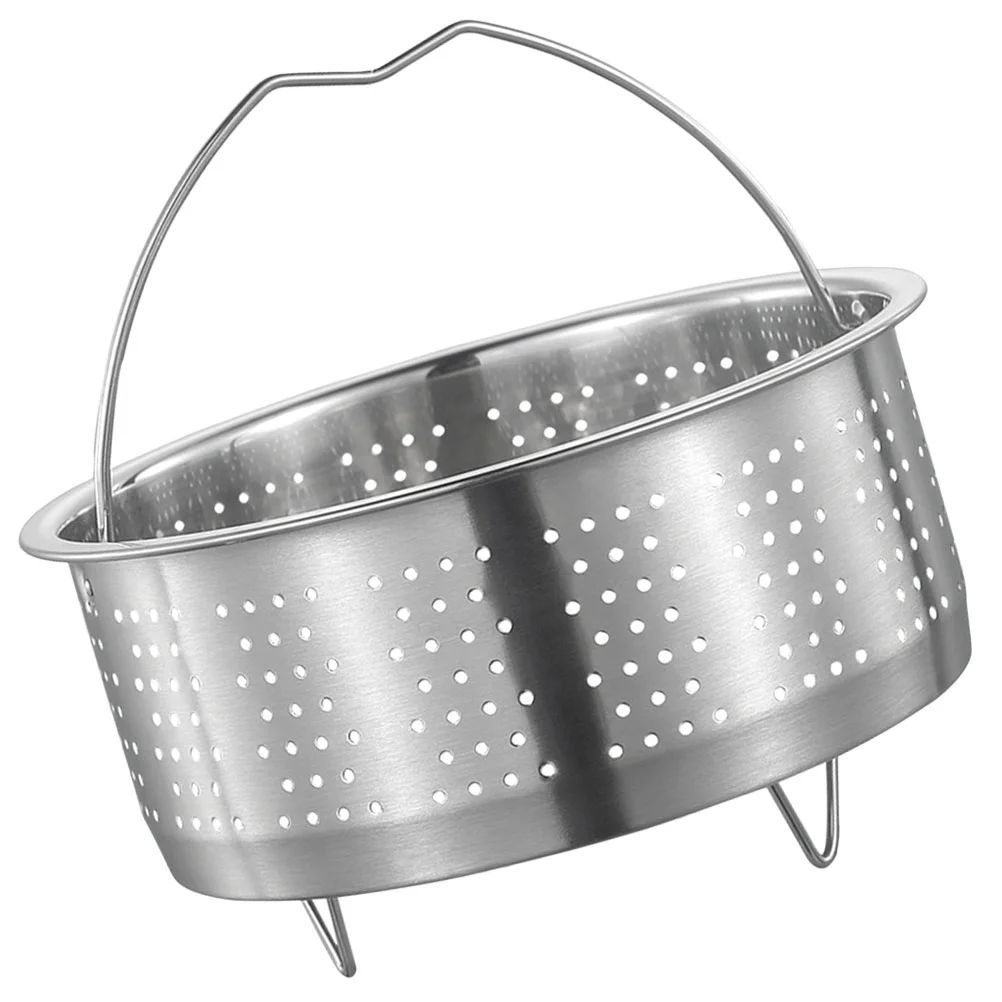 

Steamer Basket Pot Cooker Steam Metal Vegetable Pressure Veggie Insert Rack Seafood Dim Sum Dumpling Steaming Hot Rice