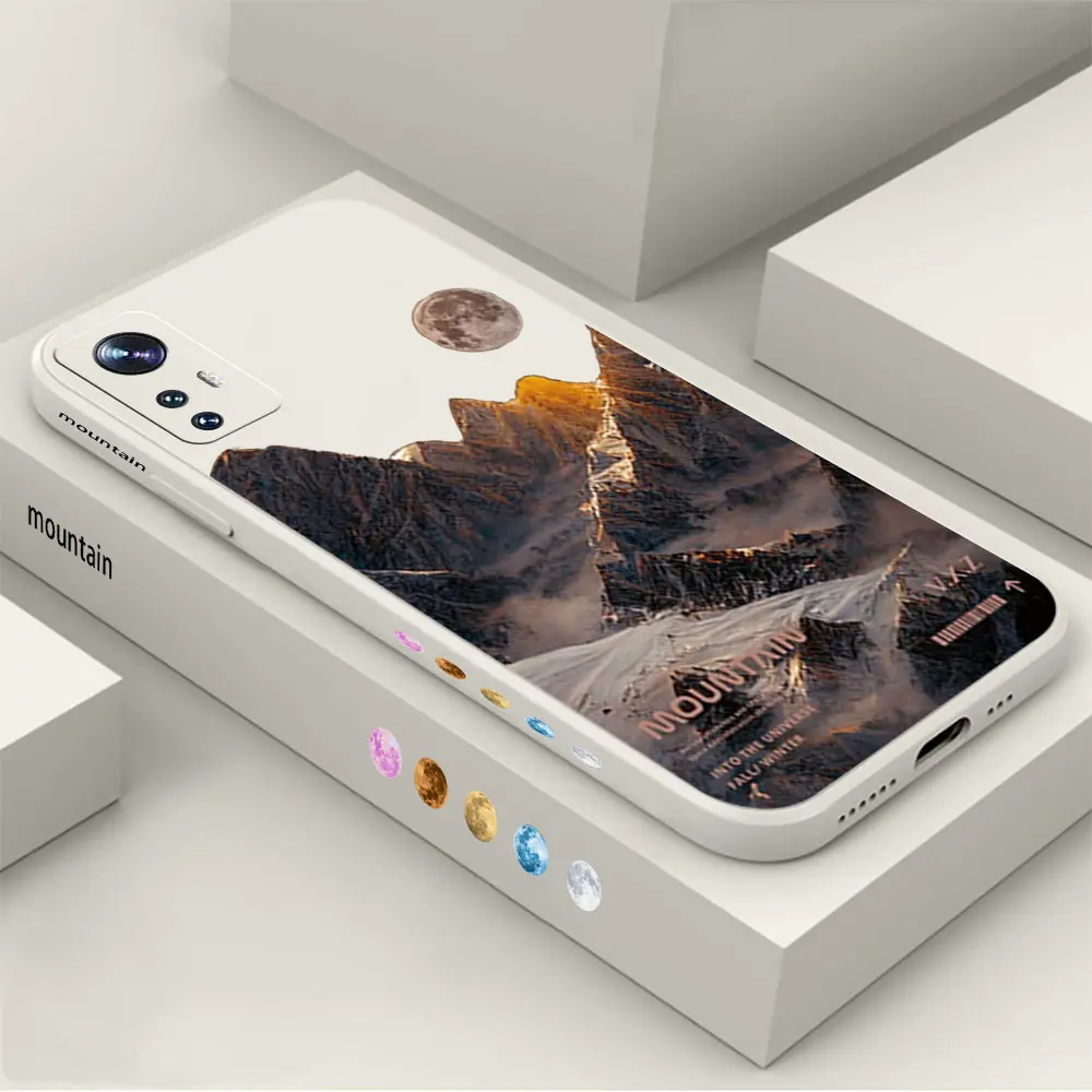 

Massif Scenery Sunset Phone Case For Xiaomi Mi 13 12 12S 12X 11 11T 10 10S 10I 9 9SE 8 8SE Pro Uitra Lite Cover Funda Cqoue Capa