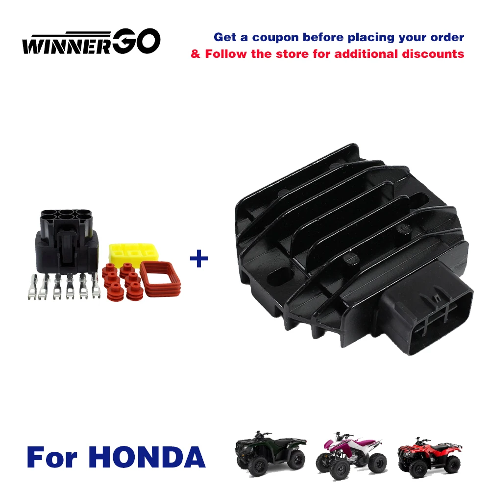 

WINNERGO Voltage Regulator Rectifier For Honda FourTrax 250 TRX 250 Recon 250 TRX250TM FourTrax250 31600-HM8-B00 31600-HN1-A41