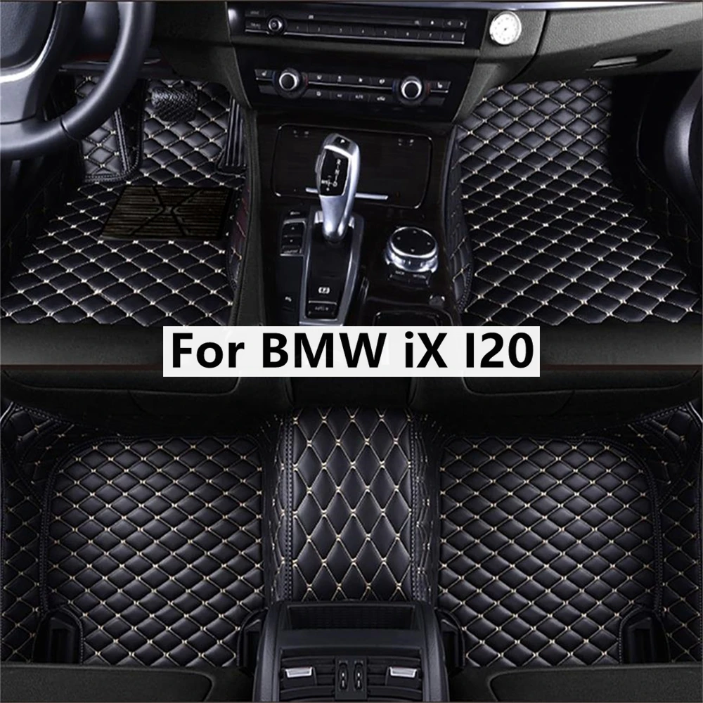 

Однотонные алмазные напольные коврики на заказ для BMW iX I20, автомобильные аксессуары, коврик для ног