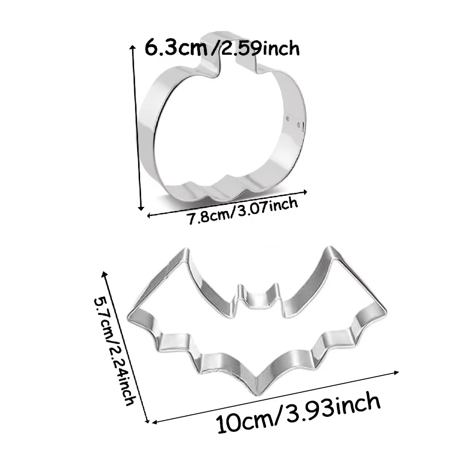 

Формочки для печенья на Хэллоуин, набор из 3 шт.