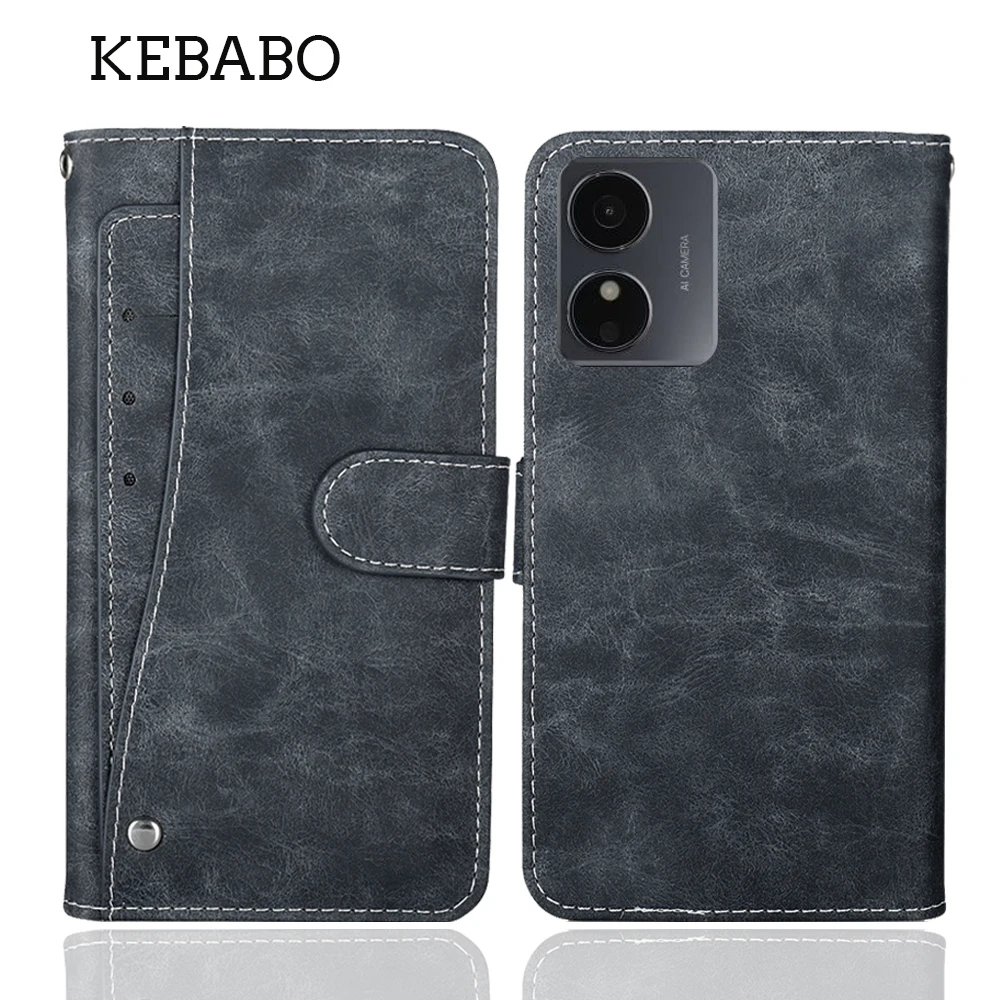 Фото Кожаный кошелек HMD Aura 2, чехол Barca Fusion, модный роскошный защитный чехол на заказ, кошелек для карт, стиль книги №1