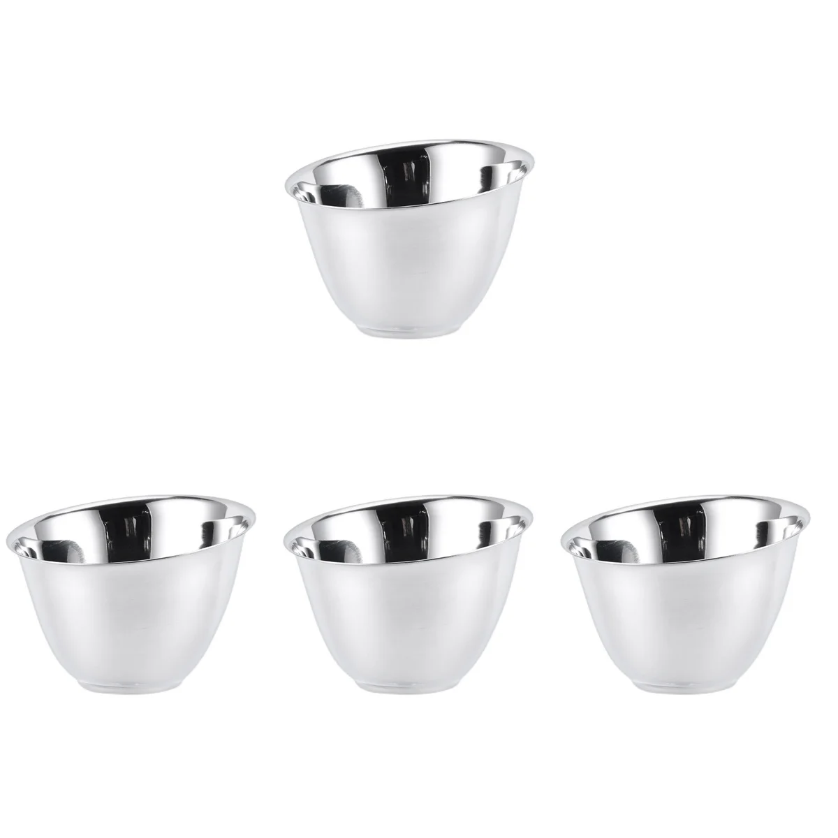 

Bowl Bowls Salad Slanted Angled Serving Mixing Stainless Pasta Steel Fruit Prep Vegetable Sauce Kitchen Aluminum Stackable