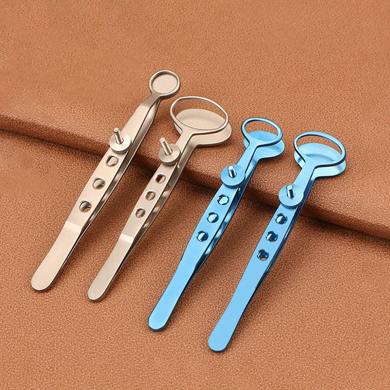 

1pc Stainless Steel/ Titanium Alloy Chalazion Forceps Ophthalmic Tweezer Medical Ophthalmology Eyelid Titanium Tweezers Tools