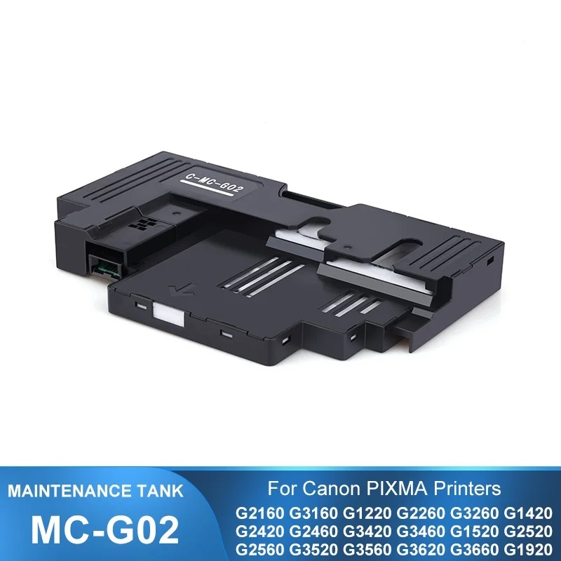 

MC-G02 MC G02 MCG02 Maintenance Cartridge For Canon G2160 G3160 G1220 G2260 G3260 G3360 G1420 G2420 G2460 G3420 G3460 G3620 Tank