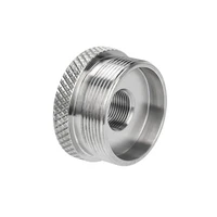 12 28 or 58 24 titanium gr5 replacement threaded end cap mount tube for 1 45od 7l trap tube screw m34 thread