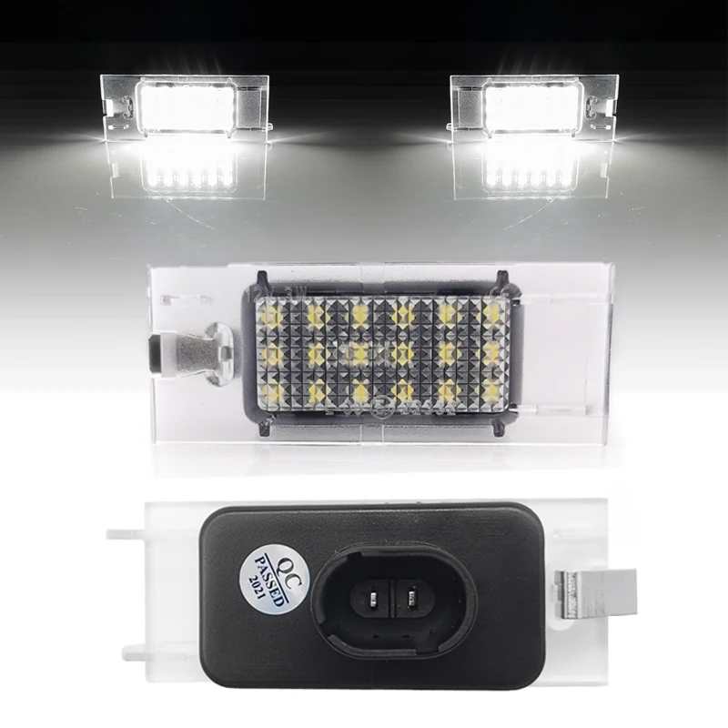 

2 шт. светодиодные лампы освещения номерного знака для Renault Clio 3 Laguna Megane Master Opel Movano A Nissan Interstar OEM # 7700796163