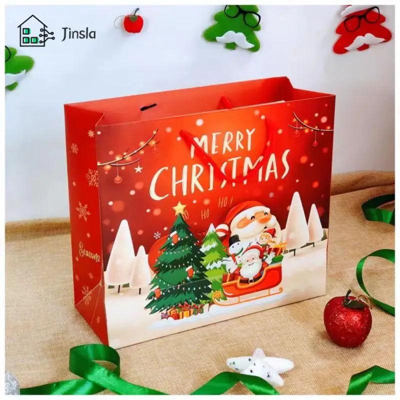 

New Year Gift Bag Kids Party Favors High Quality Merry Christmas Tote Bag Christmas Decorations For Home Various Xmas Gifts
