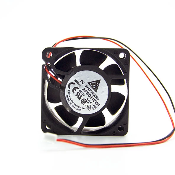 

New 12V 60mm 60x60x25mm 6cm 2PIN Cooling Fan 6025 Ball Bearing Fan Suitable For APW3 APW7 APW9 APW12 PSU Fan Cooler