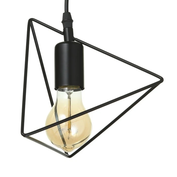 Светильник 2468/1 E27 40Вт черный 20х20х20-120 см 7353289